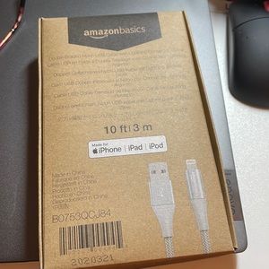 USB Cable Silver 10ft/3m